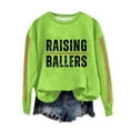 thumbnail image 7 of Ruyang Womens Casual Sweatshirt Women's Fashionable Round Neck Long Sleeved Raising Printed Top Hoodie Jogging Sweatshirt Women, 7 of 7