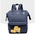 thumbnail image 1 of Nestbag Mickey Mouse Diaper Backpack Deep Blue, Large Capacity Multifunctional Travel Baby Bag with Organized Pockets, 1 of 1