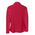 thumbnail image 3 of Gmluru Blazers For Women Red Solid Color Slim Long Sleeve Double Breasted Suit Small Jacket Business Casual S-3XL, 3 of 3