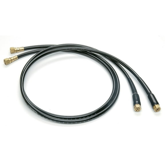UFLEX Hydraulic OB Hose Kit with Pre-Crimped Brass Fittings and Bend Restrictors on Both Ends, 2pk