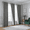 GreyLinen, variant on Qianli Art Deco Blackout Curtains, Off-White, 38in x 84in (4 Panels)