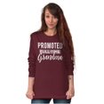thumbnail image 4 of Promoted Grandma Announcement Cute Women's Long Sleeve T Shirt Brisco Brands 2X, 4 of 6