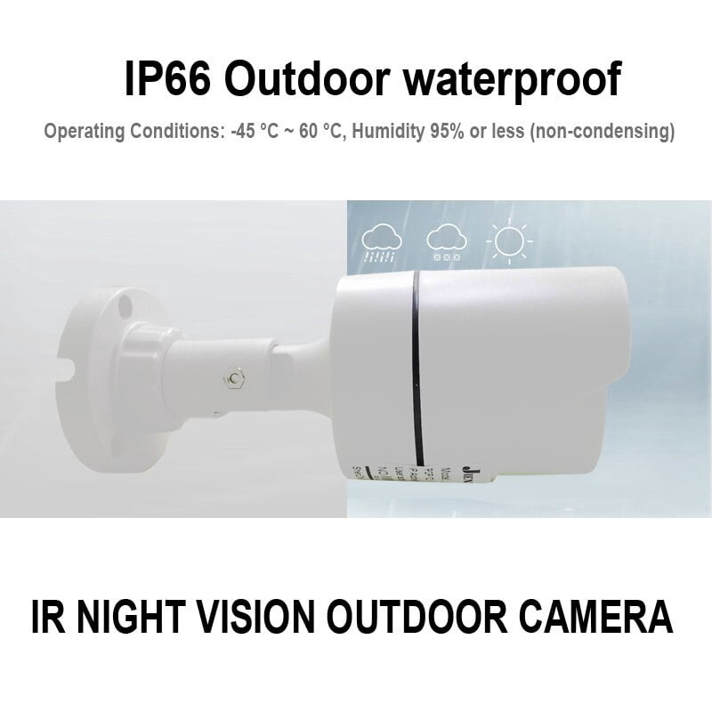 NTSC AHD Camera 1080P AHD Security Surveillance High Definition Outdoor Waterproof CCTV Infrared NightVision Bullet Wired Home Camera