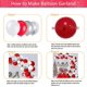 thumbnail image 5 of Christmas Balloon Wreath Arch Kit, Red Silver White, Festive Party Decorations, Different Size Decorations,Gift, 5 of 5