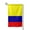 Square, variant on Colombian Flag Double Sided Garden Flag for Indoor Outdoor Decorations 12.5 * 18 Inches Square
