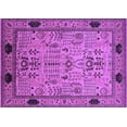 thumbnail image 1 of Ahgly Company Indoor Rectangle Oriental Purple Industrial Area Rugs, 6' x 9', 1 of 4