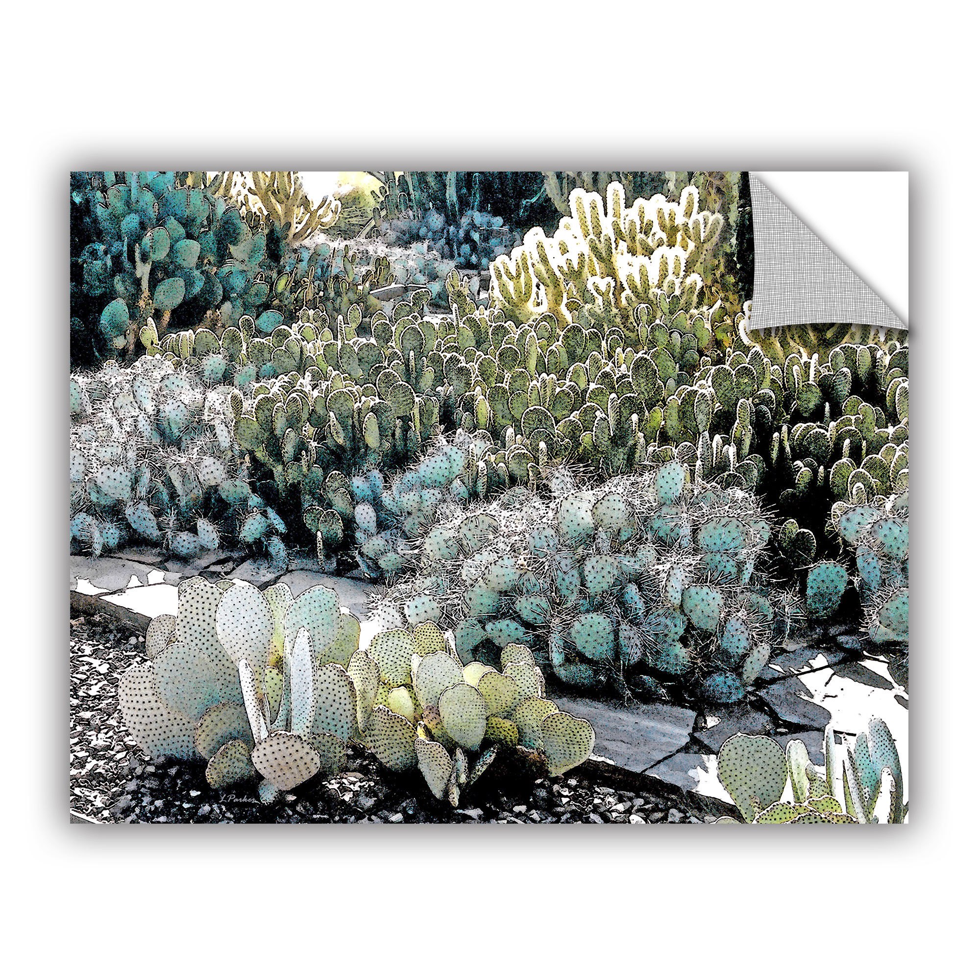 ArtAppealz Linda Parker "Botanical Garden" Removable Wall Art