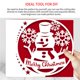 thumbnail image 5 of Troqueles De Corte De Tarjetas De Felicitación De Muñeco De Nieve Plantilla De Corte De Plantilla De Acero Al Carbono Molde De Grabado De Metal Herramienta Auxiliar De Bricolaje Yuarrent HA022466-00, 5 of 7
