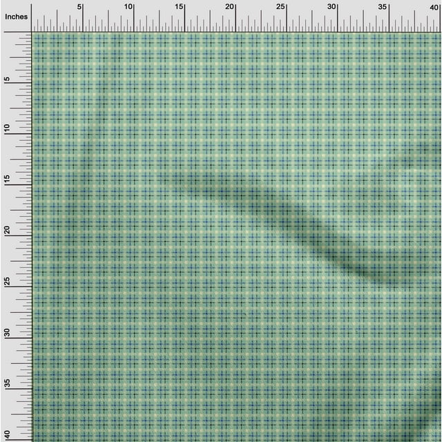 oneOone Tissu en Coton à Carreaux Tartan 56 Pouces de Large