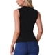 thumbnail image 3 of INSPIRE CHIC Camisetas sin mangas de malla para mujeres, blusa brillante para fiestas, camiseta brillante L negra, 3 of 6