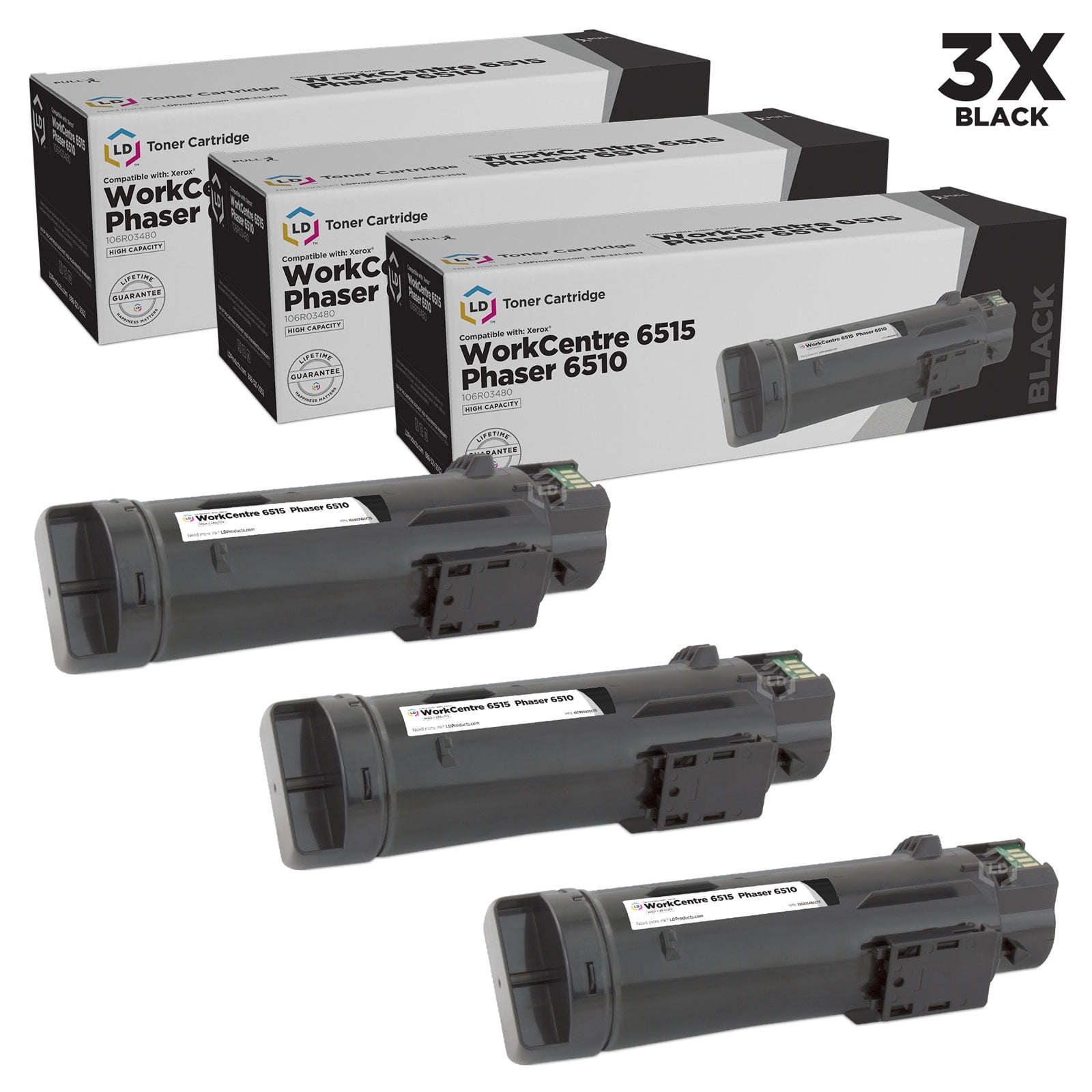 Compatible Toner Cartridge Replacement for Xerox Phaser 6510
