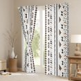 thumbnail image 3 of Feelyou Aztec Triangle Blackout Curtains Set of 2 (52x84 Each), Bohemian Mandala Hippie Window Curtains, Hippie Vintage Fashion Curtains and Drapes, Living Room Curtains Decor, 3 of 6