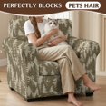 thumbnail image 4 of Chririnla Brown Camo Armchair Slipcovers for Living Room, 2 Piece Chair Cover Spandex Armchair Cover Stretch for Pet, 4 of 8