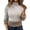 Khaki, variant on Women's Half Turtleneck Fleece Lined Sweater, Thickened All-Over Plush Inner Sweater, Large Size Thermal Knit Top, Winter Warm Pullover, Cold Weather Casual Blouse, Cozy Loungewear Top Red L