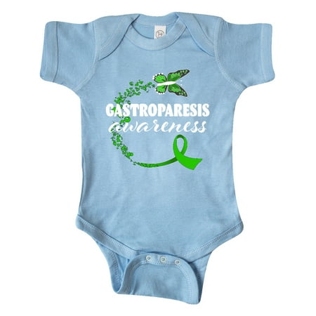 

Inktastic Gastroparesis Awareness- butterfly and green ribbon Gift Baby Boy or Baby Girl Bodysuit