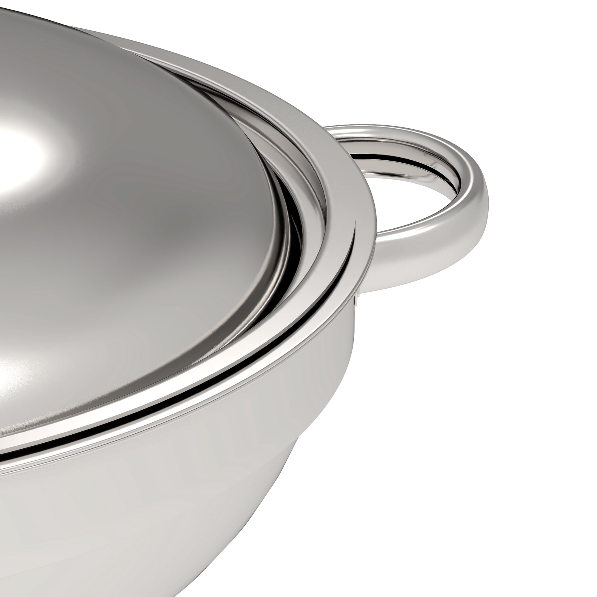 Uforic Chafing Dish Buffet Set, 4 Pack 9L Stainless Steel Round Catering Warmer Set with Water Pan