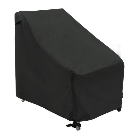 Modern Leisure Garrison Black Diamond Patio Chair Cover, Waterproof, 27"L x 34"W x 31"H, Black