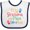 White and Navy, variant on Inktastic Grandma and Papa Love Me Boys or Girls Baby Bib