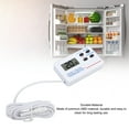 thumbnail image 3 of Freezer Temperature Meter, High Accuracy ±1 Degrees Celsius /1.8℉ Digital Display Easy To Clean Alarm Function Digital Freezer  Easy To Use  For Indoor, 3 of 8