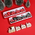 thumbnail image 6 of Christmas Wooden Train Decor Set, Cute Wooden Mini Train Ornaments Christmas Train Ornament Toys for Kids Gift Home Decoration, 6 of 8