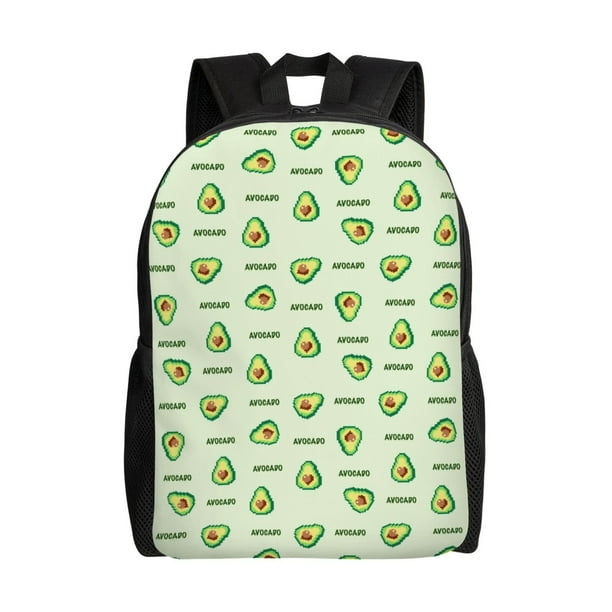 Fotbe Green Avocado Mochila de Viaje para Laptop, Mochila Ejecutiva Delgada y Resistente 15.6"