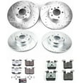 thumbnail image 3 of PowerStop Front and Rear Z26 Street Warrior Carbon-Fiber Ceramic Brake Pad and Drilled and Slotted Rotor Kit Fits: BMW Select Models K6655-26, 3 of 9