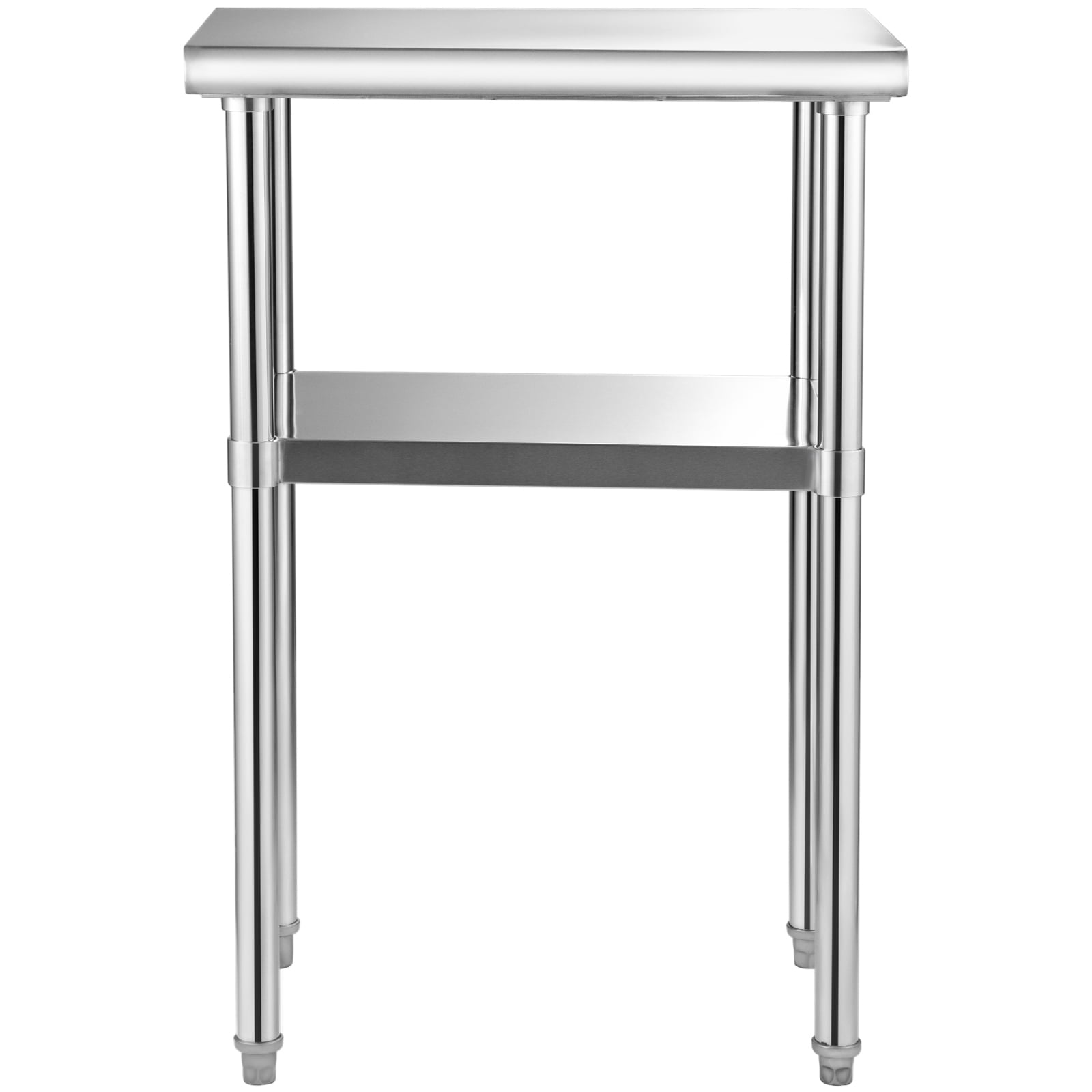 KFFKFF 30x30x36 Inches Stainless Steel Work Prep Table, Commercial Food Prep Table