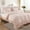 Pink, variant on AOILE Ruffle Duvet Cover Set – 3PCS Soft Washed Microfiber, Solid Color Wrinkle-Resistant Vintage French Country Bedding, Twin/Queen/Kingin