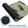 thumbnail image 6 of Long Mouse Pads for Desk,Rottweiler with Pioneer Flower Desk Mats on Top Of Desks, Desk Mouse Pad Extra Large with 3mm Non-Slip Base and Stitched Edge for Gaming,Office,Work,Home 35.4"x15.7", 6 of 6