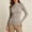 Silver, variant on Sevevn Women's Fall Fashion Sweaters Mock Neck Long Sleeve Tops Ribbed Slim Knit Pullover Shirts Versatile Winter Outfits for Work Office Shopping Walking Leisure