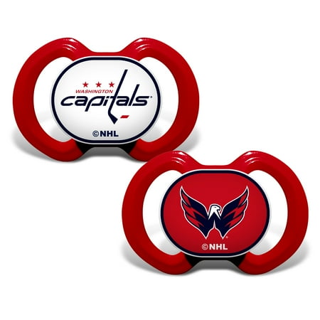 BabyFanatic Officially Licensed Unisex Pacifier 2-Pack – NHL Washington Capitals