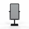 thumbnail image 2 of Aptations Rectangular Standing Mirror (10" x 6") - 1X & 3X Magnification | Double-Sided Portable Vanity Mirror | Decorative Makeup Mirror for Bedroom & Bathroom (Matte Black), 2 of 7