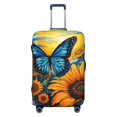 thumbnail image 2 of Goofa Colorful Cloud Butterfly Sunflower Pattern Luggage Covers For Suitcase,Suitcase Cover Protector Fit 18-32 Inch Luggage-Medium, 2 of 9