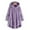 Purple, variant on Fashion Fashion Women's Button V-Neck Pullover Tops Long Sleeve Hooded Blouse Ciat Ladies Casual Outwear Jackets for Young Girls Love 2023 Blue 16