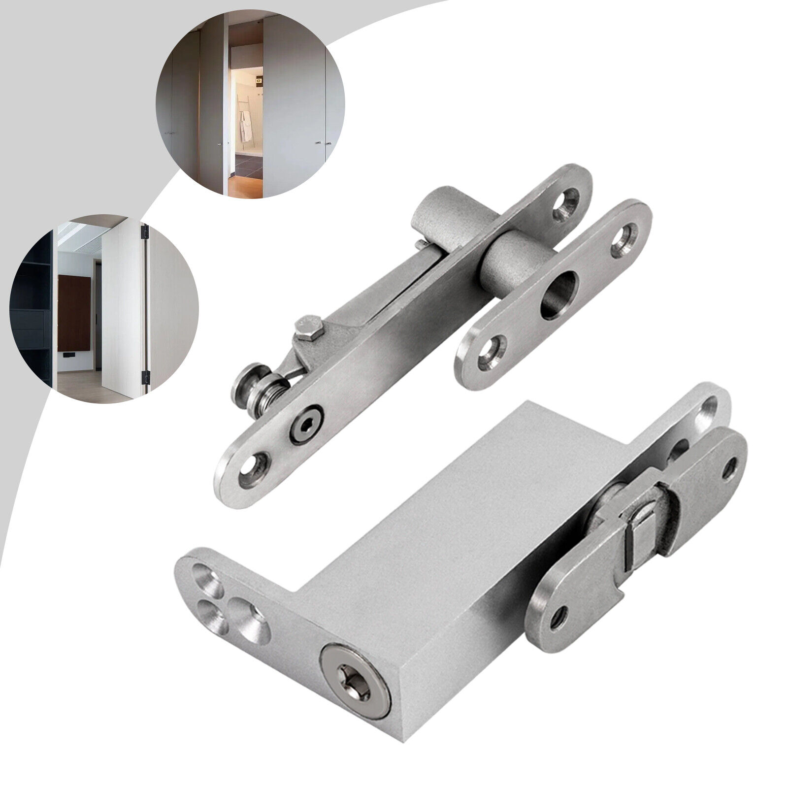ZhdnBhnos Commercial/Home Self Closing Door Pivot Hinges Heavy Duty