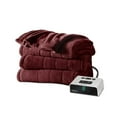 Sunbeam BSM9KQSR31016A00 Channeled Microplush Heated Blanket, Queen