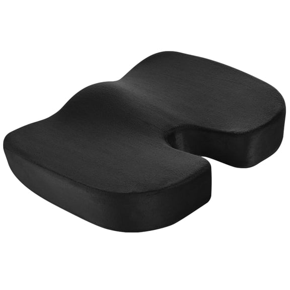 Ogetok Gel Cushion - U-Shaped Ergonomic Lumbar Support Cushion for Office/Car/Chair, Memory Foam Gel Pad with Breathable Mesh