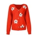 thumbnail image 5 of Moda Mujer Botones Manga Larga Casual Floral Abrigo Cárdigan Suéter Odeerbi ODB-6, 5 of 7