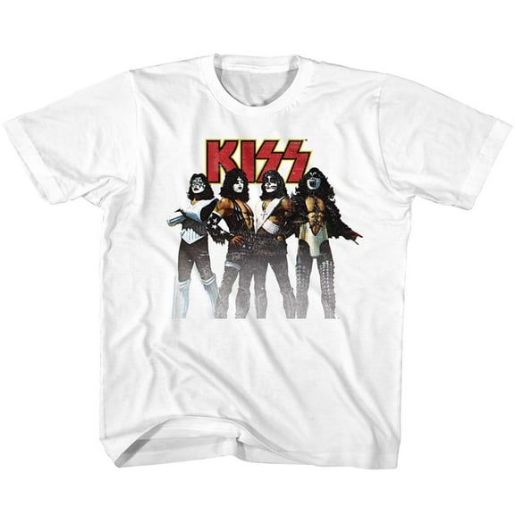 Kiss Kiss Band White Youth T-Shirt