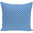 thumbnail image 2 of Simply Daisy 16" x 16" Read Between the Lines Geometric Outdoor Pillow, Blue (1 count), 2 of 6
