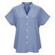 thumbnail image 4 of Camisa de Manga Corta con Cuello en V para las Mujeres, Blusa de Verano Elegante Y de Moda en Poliéster Suave Ligero, 4 of 6