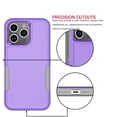 thumbnail image 2 of iPhone 15 Pro Max Case with Tempered Glass Screen Protector, Tekcoo Heavy Duty Rugged Shockproof Full Body Protective 2-IN-1 Phone Case Cover for iPhone 15 Pro Max, Purple, 2 of 7