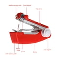 thumbnail image 3 of Machine à Coudre Portative, 6Pcs Mini Machine à Coudre Portable Sans Fil Polyvalent Coloré Anti-Rouille Mini Agrafeuse de Point Portable pour la Maison en Plein Air de Voyage, 3 of 9