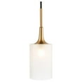 thumbnail image 3 of Woodbridge Lighting Chelsea 3-Light Opal Glass Cluster Pendant in Brass/Bronze, 3 of 4
