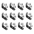 thumbnail image 4 of FONDOTIN 12pcs Shaped Corner With Screws For Furniture Support Angle Brackets For Cabinets Shelves And Projects, 4 of 8
