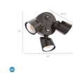 thumbnail image 3 of Lithonia Lighting Hgx Led 3Rh Alo Sww2 120 Pe Contractor Select Hgx Triple Light 7-3/4", 3 of 7