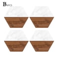thumbnail image 1 of Personalized Coasters Engraved Wood & Marble Tea/Coffee Coasters Customized, 1 of 9