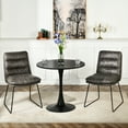 thumbnail image 3 of Homy Casa Set of 2 Faux Leather Dining Chairs, 3 of 11