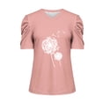 thumbnail image 4 of Blusas de Manga Corta para las Mujeres, Blusa de Camiseta Suelta Casual Hecha de Tela Cómoda para Todo el Uso Diario de Temporada, Blusas para las Mujeres Casual, 4 of 8