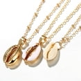 thumbnail image 4 of HSHDLDF Collier Coquillage Puka pour Femmes Hommes Collier Surfeur Coquillage Cordon Collier Collier Ras du Cou Perles Colorées Collier Ajustable Été Boho Hawaii Boucle Perle Collier Bijoux Coquillage Naturel, 4 of 6